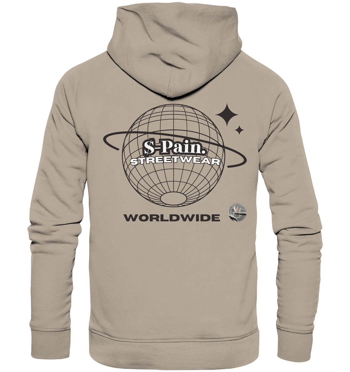 Mr. Worldwide White - Organic Hoodie