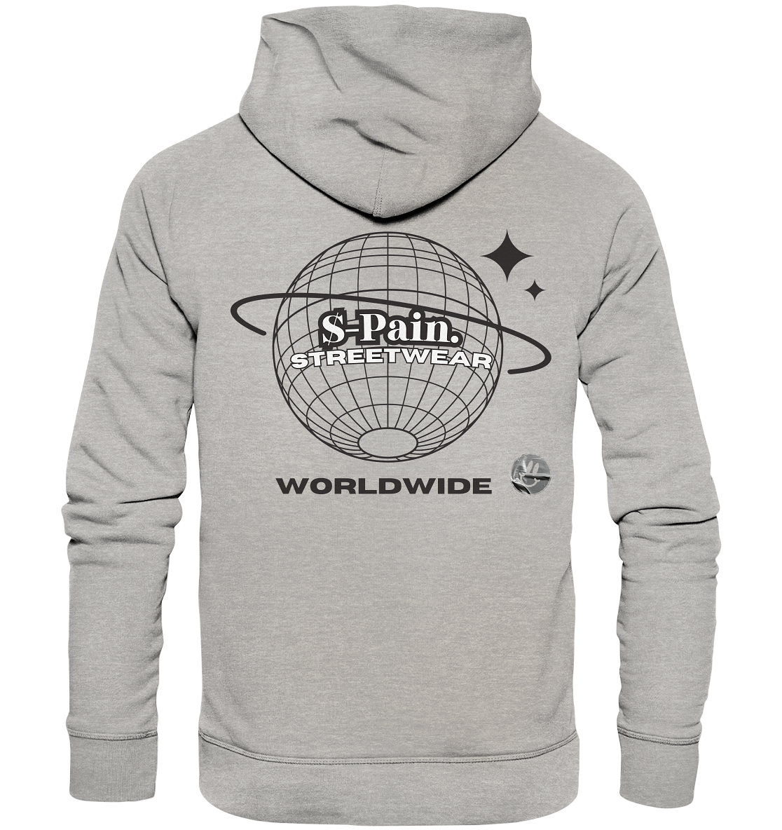 Mr. Worldwide White - Organic Hoodie