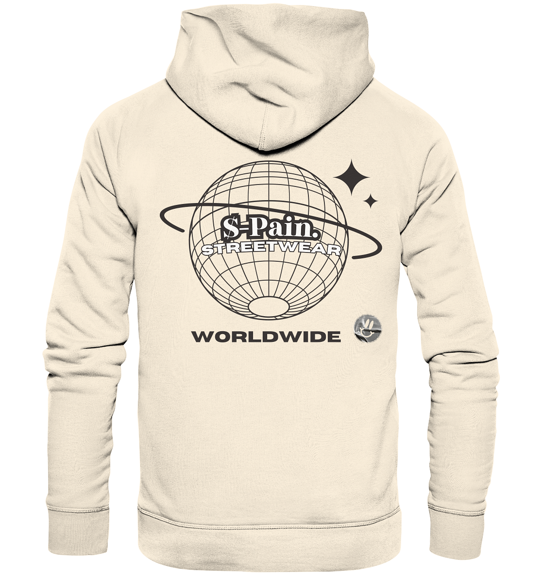 Mr. Worldwide White - Organic Hoodie