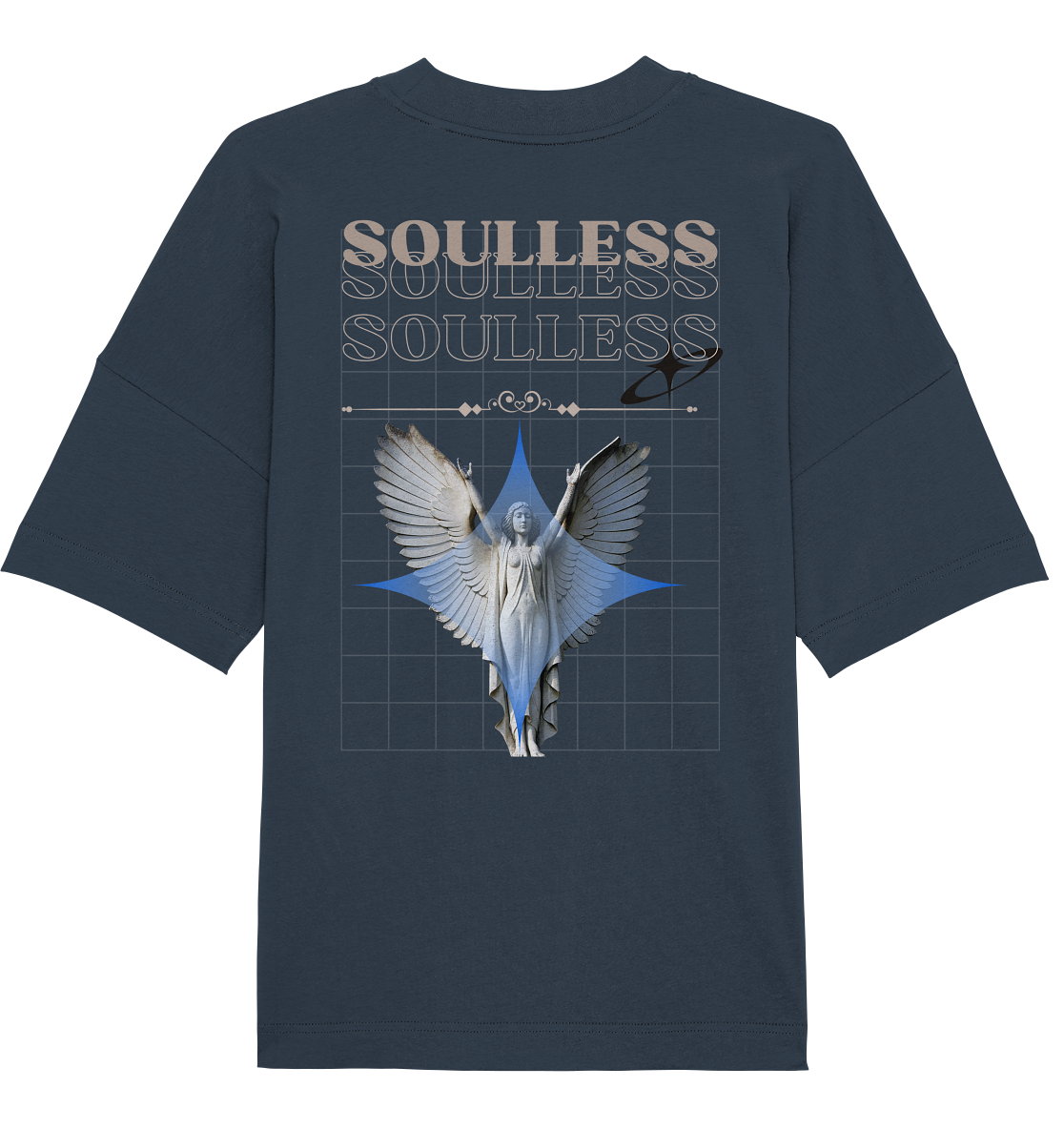 Soulless White - Organic Oversize Shirt