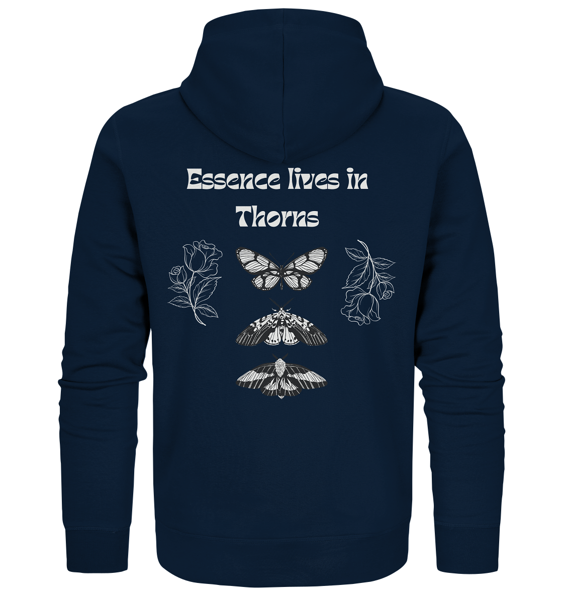 Roses and Thorns - Organic Zipper