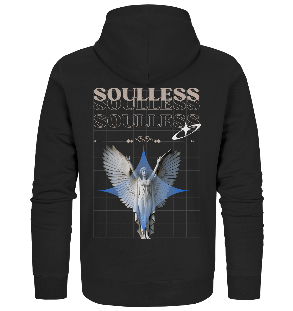 Soulless Black - Organic Zipper