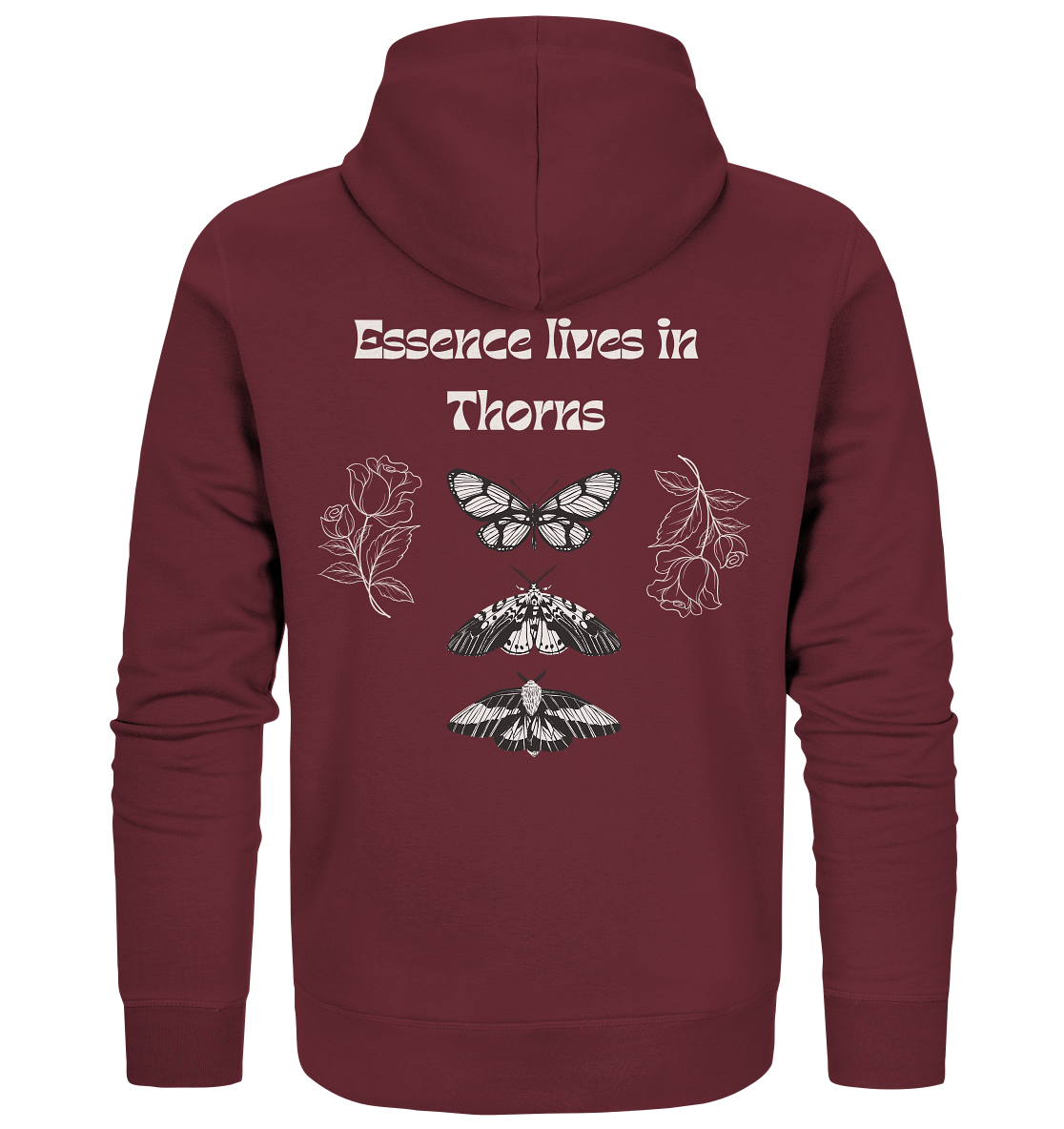 Roses and Thorns - Organic Zipper