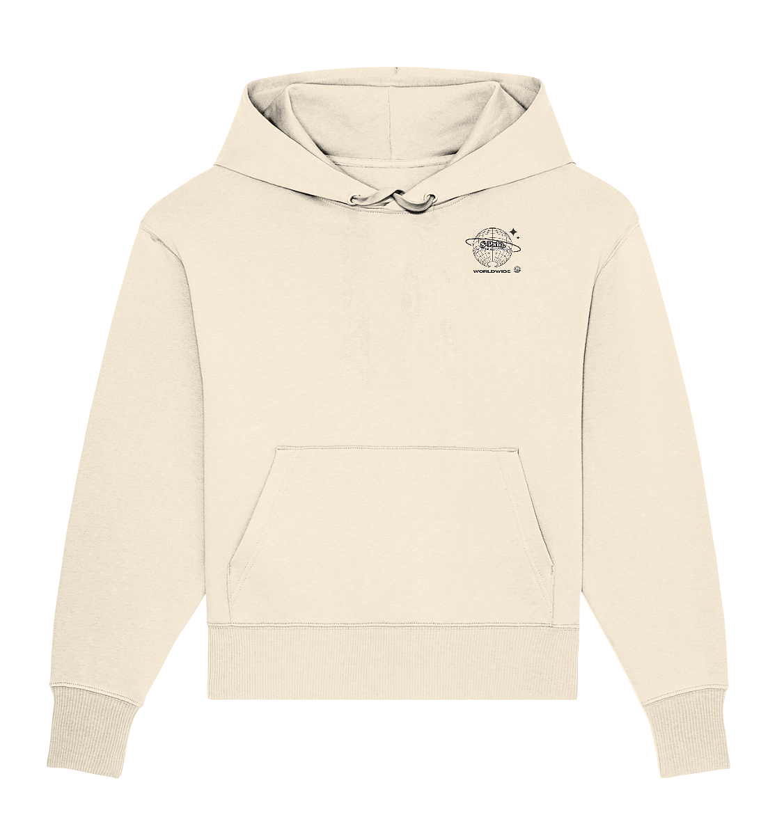 Soulless White - Organic Oversize Hoodie