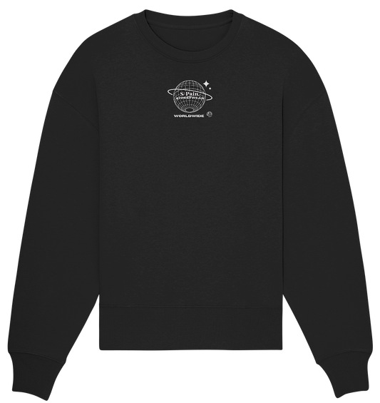 Stoned Black - Organic Oversize Sweatshirt