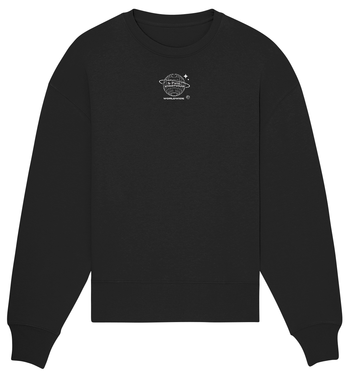 Soulless Black - Organic Oversize Sweatshirt