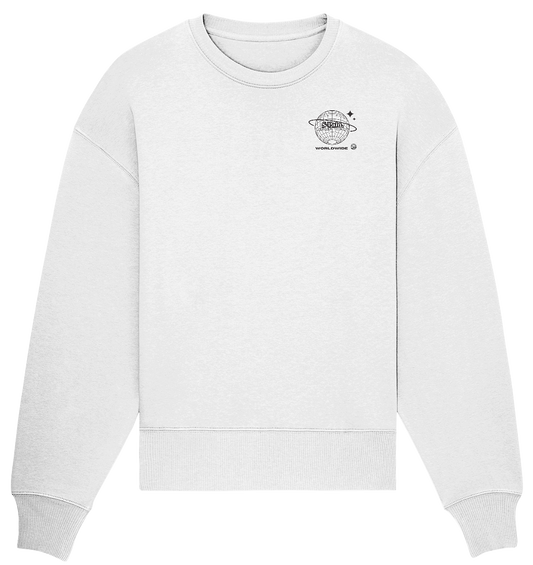 Soulless White - Organic Oversize Sweatshirt