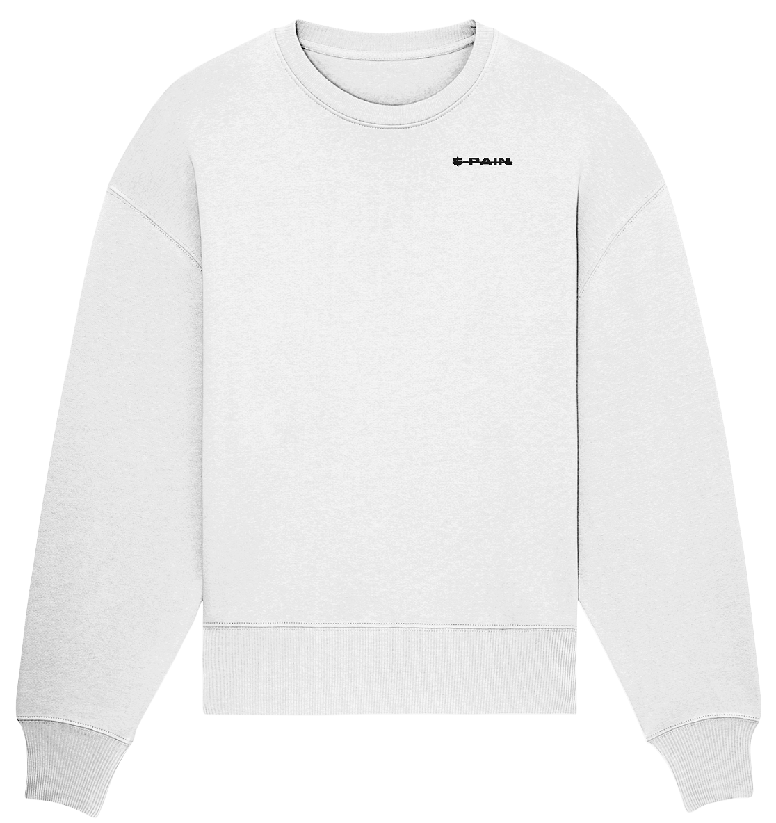 Mr. Worldwide White - Organic Oversize Sweatshirt